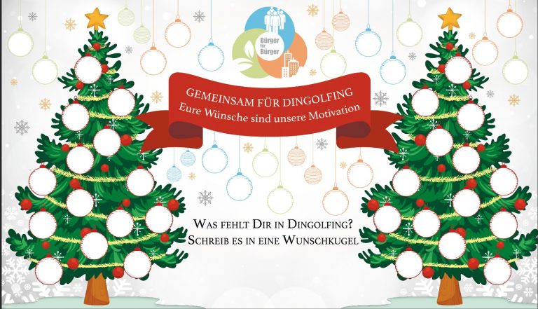 BfB will Dingolfing weiter aufwerten – Ideenwand zum Nikolausmarkt